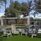 Flash Furniture Gray Modern 4 Slat Back Adirondack Chairs, PK4 4-JJ-C14509-GY-GG - alternate 1